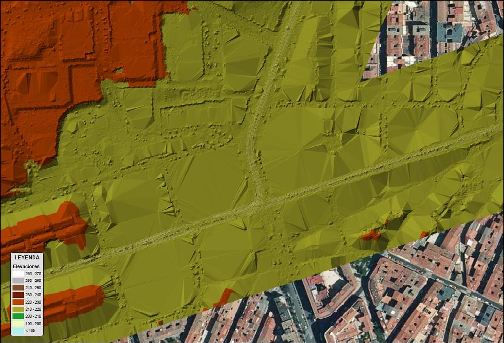 Ilustración 6. Detalle de la triangulación en la intersección de la calle Rioja con la Avenida de Madrid Ilustración 8.