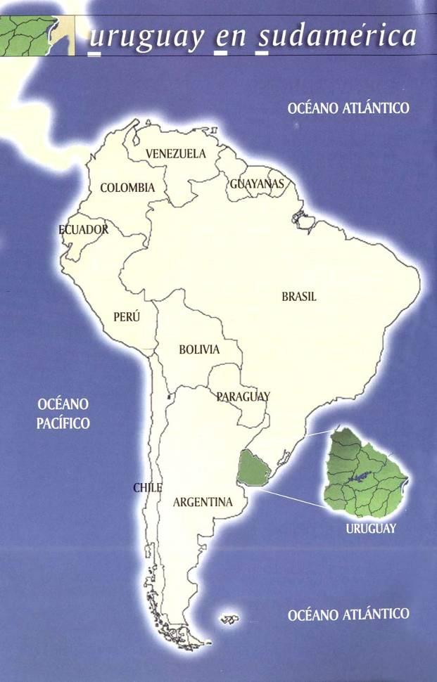 REPUBLICA ORIENTAL DEL URUGUAY Población: 3:425.000 Superficie: 176.