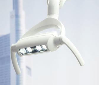 LEDview El brazo de soporte con triple articulación garantiza la iluminación óptima de la zona de