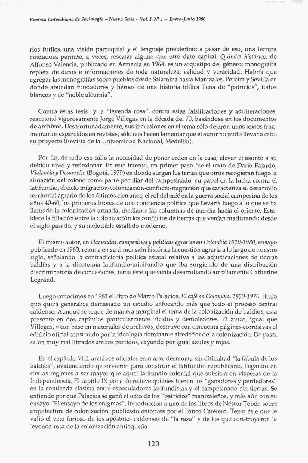 Revista Colombiana de Sociología - Nueva Serie - Vol.