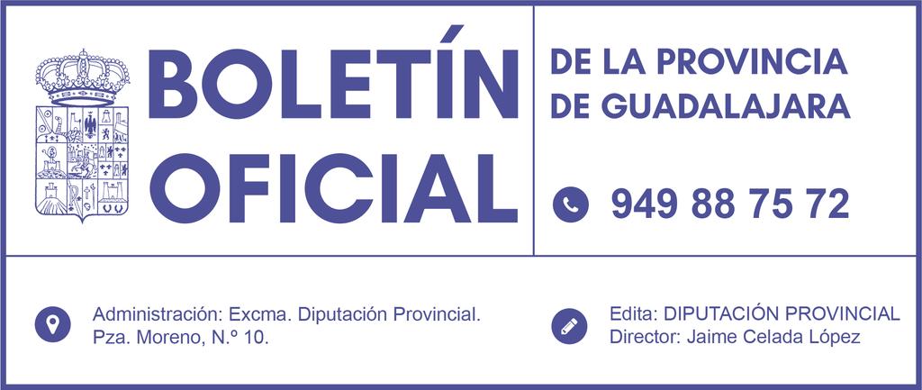 BOP de Guadalajara, nº. 168, fecha: viernes, 01 de Septiembre de 2017 DIPUTACION PROVINCIAL DIPUTACIÓN PROVINCIAL DE GUADALAJARA. SERVICIO DE CULTURA.
