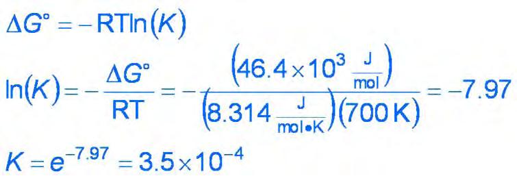 Substancia G f, kj/mol N 2 O 4 (g) +99.8 NO 2 (g) +51.