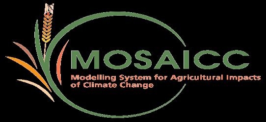 Esquema del Modelo Mosaicc, articulado con el modelo de mercado agrícola MOSAICC (Original) IPCC GCM Proyecciones de baja resolución Registros climáticos históricos Registros históricos de producción