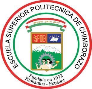 ESCUELA SUPERIOR POLITÉCNICA DE CHIMBORAZO FACULTAD DE CIENCIAS ESCUELA DE BIOQUÍMICA Y FARMACIA ELABORACIÓN DE UNA GUÍA DE MEJORAS EN BUENAS PRÁCTICAS DE MANUFACTURA (BPM) PARA LA INDUSTRIA DE