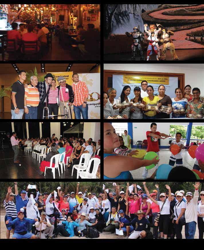 BENEFICIOS DEL PROGRAMA DE BIENESTAR DE CAVIPETROL CAVIPETROL ofrece a sus afiliados programas de recreación y capacitación a nivel nacional enmarcadas como actividades de bienestar.