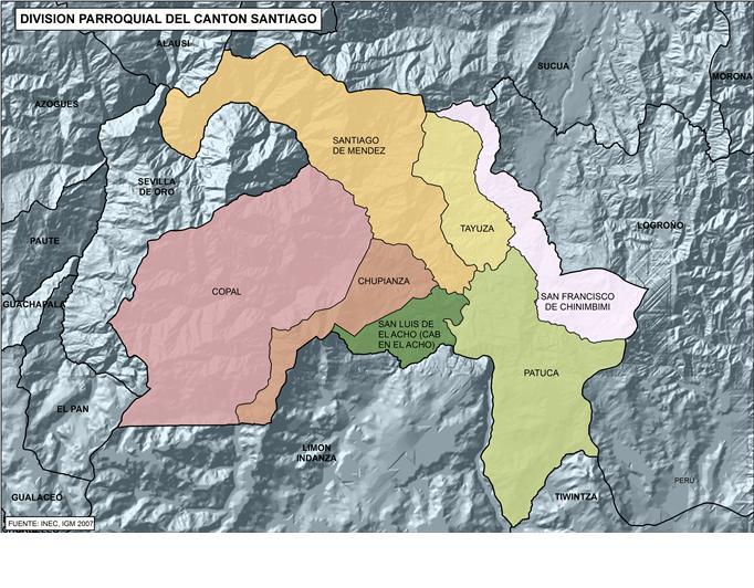 8% del territorio de la provincia de MORONA (aproximadamente 1.4 mil km2).