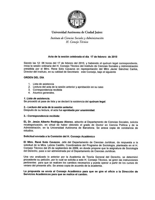 Órgano oficial de la Universidad Autónoma de Ciudad