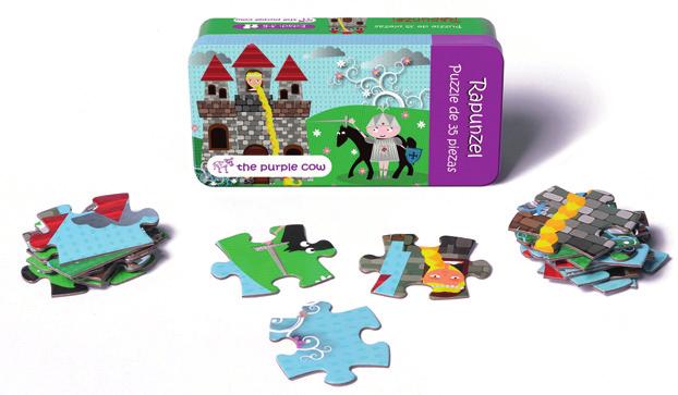 Una variedad de puzzles de 24 a 60 piezas.