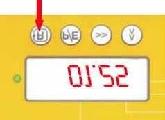 b El cursor de la pantalla parpadea; se puede modificar el valor pulsando y Los valores se expresan