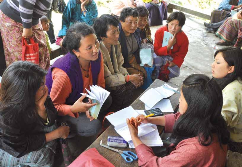 Microfinanzas Informe anual 2016 27 Informe de proyecto: Bután Creación y fortalecimiento del sector microfinanciero de Bután Al igual que en muchos otros países de Asia del Sur, los hogares de bajos