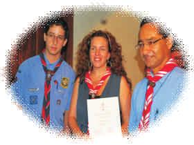 Claudia Llosa fue condecorada por los Scouts El pasado Miércoles 17 de