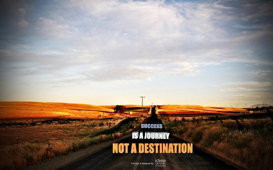 Sucess in Journey Not A.