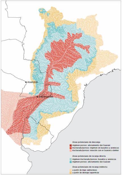 Figura 27. Sobresaturación para caudales afluentes altos (crecida de 1995) Fuente: Estudio de Impacto Ambiental CIDY (2001) 2.2.5.6 Características hidrogeológicas Itapúa se encuentra asentada sobre el sistema del Acuífero Guaraní.