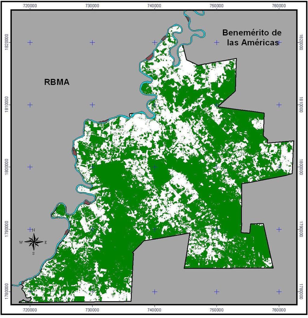 2007 Estado de la vegetación / tipo de uso del suelo en el