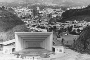 Para 1956, ya se habían construido nuevas obras arquitectónicas modernas en Colinas de Bello Monte, como por ejemplo, la Concha Acústica de Bello Monte, del arq.