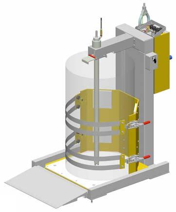 Sistema de alimentación de polvo FPS11 - Versiones y funcionamiento El sistema de alimentación de polvo FPS11 (OptiFeed Drum) sirve para el transporte directo de polvo desde el envase de polvo