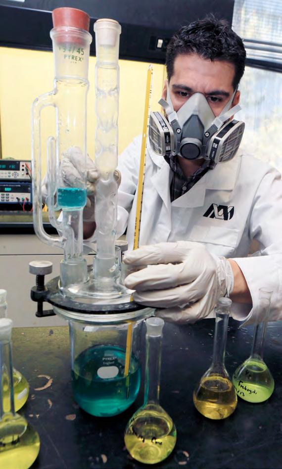 INFRAESTRUCTURA PARA LA INVESTIGACIÓN La UAM cuenta con más de 100 laboratorios, talleres y plantas piloto para la investigación y desarrollo, entre otros los siguientes: Biofisicoquímica.