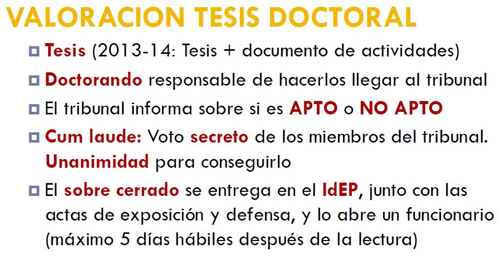 7- PRESENTACIÓN DE LA TESIS DOCTORAL.
