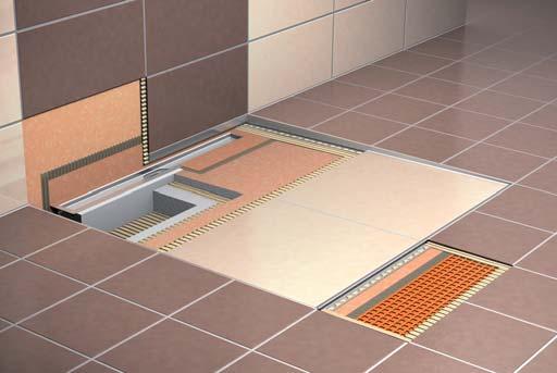 Schlüter -SYSTEMS Schlüter-Systems le ofrece... la herramienta completa para la construcción sin límites de duchas a nivel de suelo, un sistema que va más allá de la suma de sus componentes.