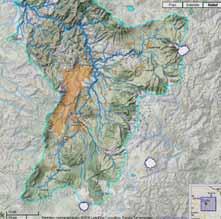 Cuencas Cuenca alta del Guayllabamba Vertiente pacifico Cayambe Humboldt Crespos Producción de agua