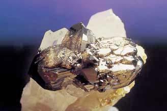 cantidades de arsenopirita y casiterita. Bajo el recubrimiento arcilloso, aparecen las cristalizaciones de scheelita. Foto: P. Gumiel (año 1978).