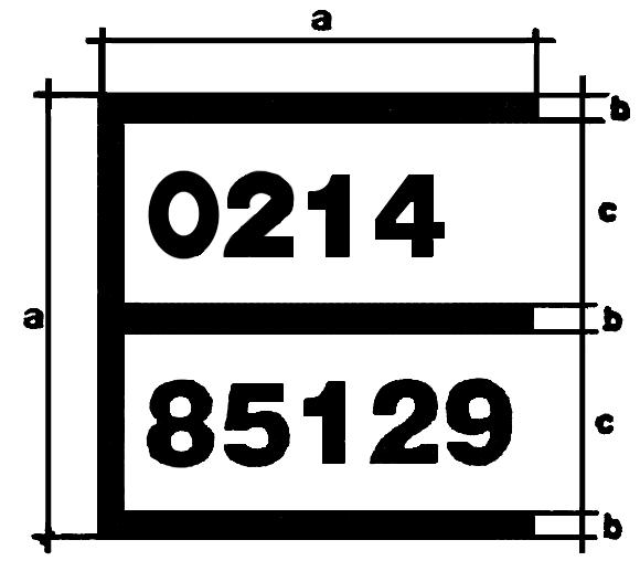 ANEXO 1 Signos de la aprobación de modelo ANEXO 2 Marcas de la verificación primitiva A B C (en mm.