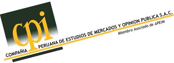 ESTUDIO DE OPINIÓN PÚBLICA A NIVEL NACIONAL: PERU URBANO Y RURAL