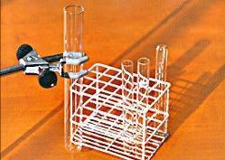 Altres materials de laboratori Gradeta : Suport que serveix per a col locar-hi els tubs d assaig.