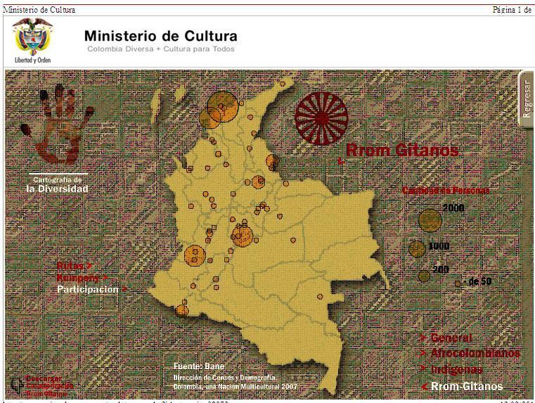 Cartografía de la diversidad Indígenas.