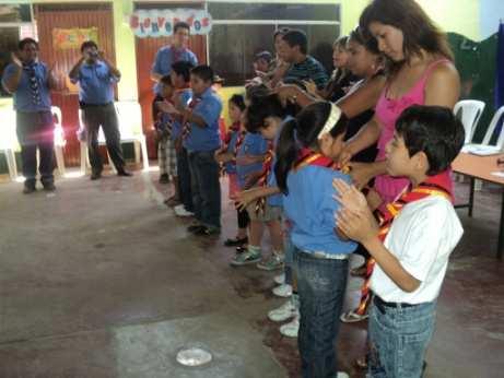 Von Humbolt, la localidad scout de Villa el Salvador tuvo su ceremonia de agradecimiento a todas las