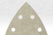 Discos con soporte de papel con sujeción velcro Abrasivos revestidos Discos con sujeción velcro PS 33 CK Propiedades Agente Resina sintética aglomerante Óxido de Tipo de grano aluminio Revestimiento