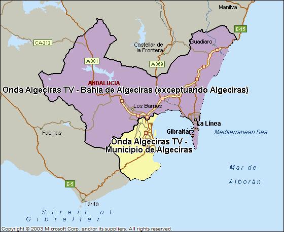 Áreas de realización del estudio Área de Algeciras Análisis cuantitativo Última actualización