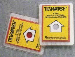 TILWATCH Tultwatch es un monitor avanzado utilizado en envíos que deben estar siempre verticales para poder asegurar que lleguen intactos al destino final.