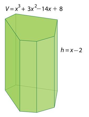 Cuál es la expresión que representa la cantidad de tazas que se pueden servir cuando el termo está completamente lleno? 9. Observa el volumen V y la altura h del siguiente prisma.