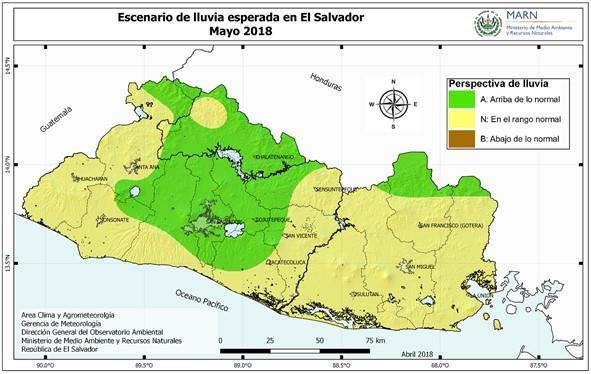 Perspectiva de lluvia Mayo: NORMAL CON TENDENCIA ARRIBA Zona IELL Occidente Del 5 al 15 mayo Centro Del 10