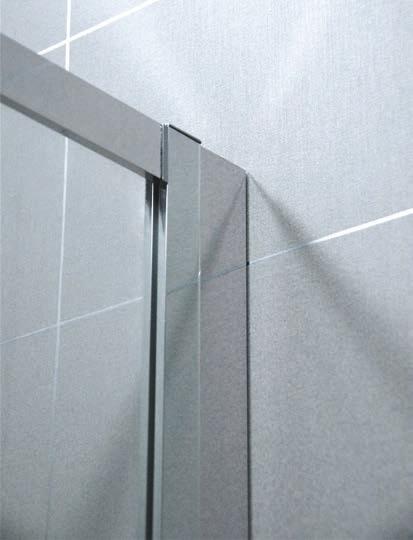 6 mm tempered glass. Fixed side adapable to the model casares/n or if necessary also to models: antas/n, anaz/n and nerva/n to cover 3 sides to count the shower whit only one rear wall.