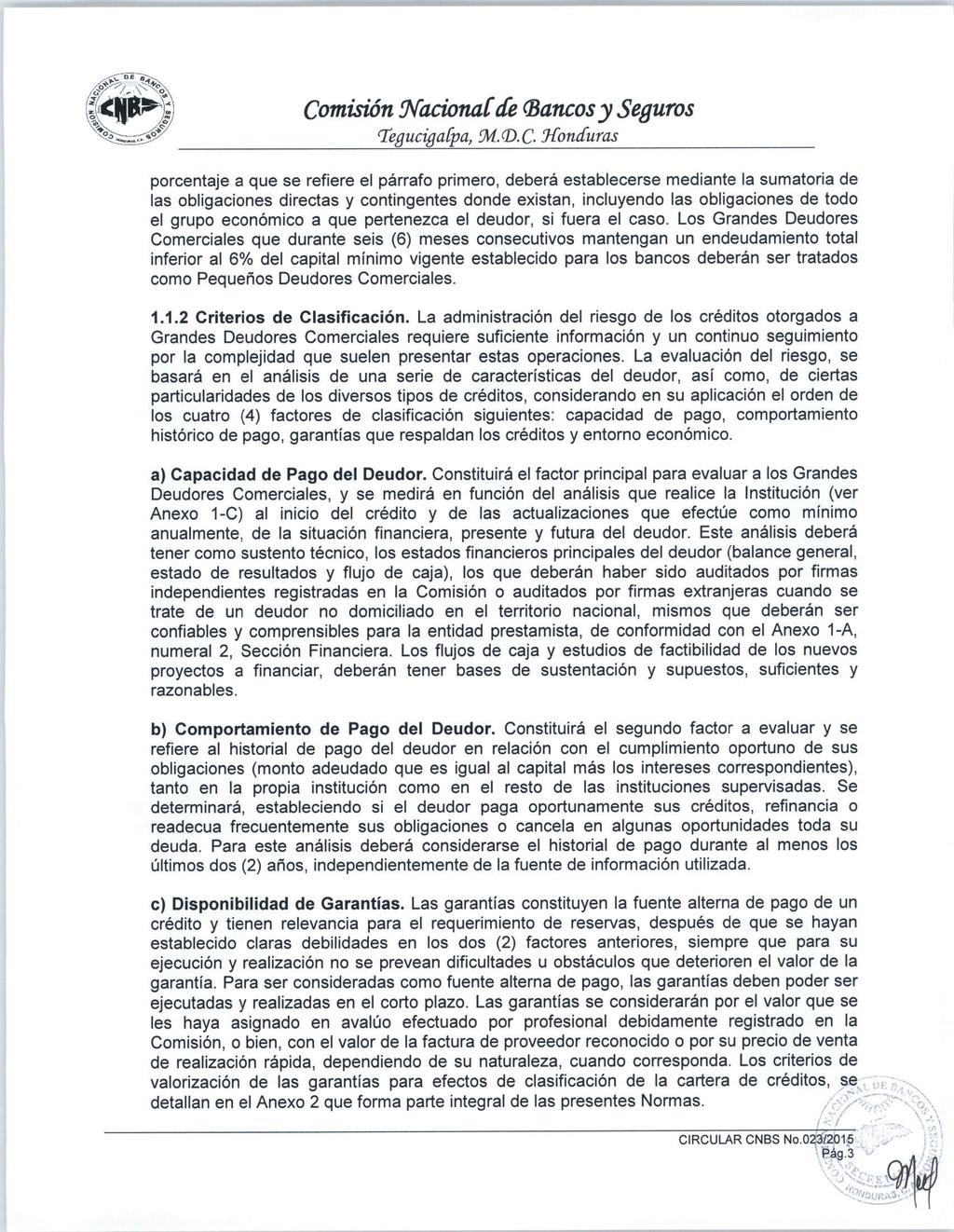 Comisión NacionaCde (Bancosy Seguros (TegucigaCpa, <M.(D.