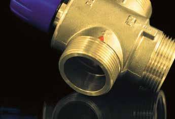 Aplicaciones Las válvulas TACO-NOVAMIX, han sido especialmente desarrolladas para su utilización en acumuladores o calderas, tanto en instalaciones de calefacción como de agua caliente sanitaria o