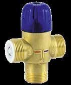 Válvulas mezcladoras termostáticas TACO-NOVAMIX VALUE NOVA MIX VALUE 70 (Con protección antiquemaduras) Válvula mezcladora termostática con regulación de temperatura 35-70 ºC.