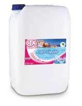 CLORO DE MANTENIMIENTO CTX-161 Cloro Líquido Hipoclorito de sodio líquido. Producto líquido adecuado para la desinfección de aguas de piscinas, de Spas, aguas industriales, etc.