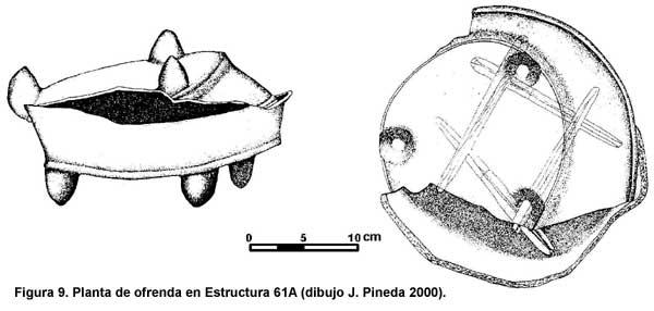COMENTARIO FINAL En 1988, en el sector sureste del Grupo Central se identificó un basurero de taller de obsidiana que corresponde al Preclásico y que, según Carpio (1999:16), estaba asociado a la