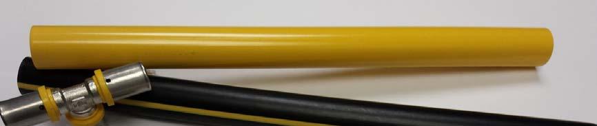 1. SISTEMA >B< FLEX GAS El curvado de la tubería se puede realizar a mano, con un muelle curvador interno o externo o cu de cobre.