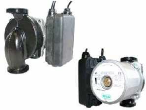 Como opción se puede equipar con una bomba electrónica, con control proporcional, o control constante de la variación de presión lo que hace posible trabajar con válvulas termostáticas en los