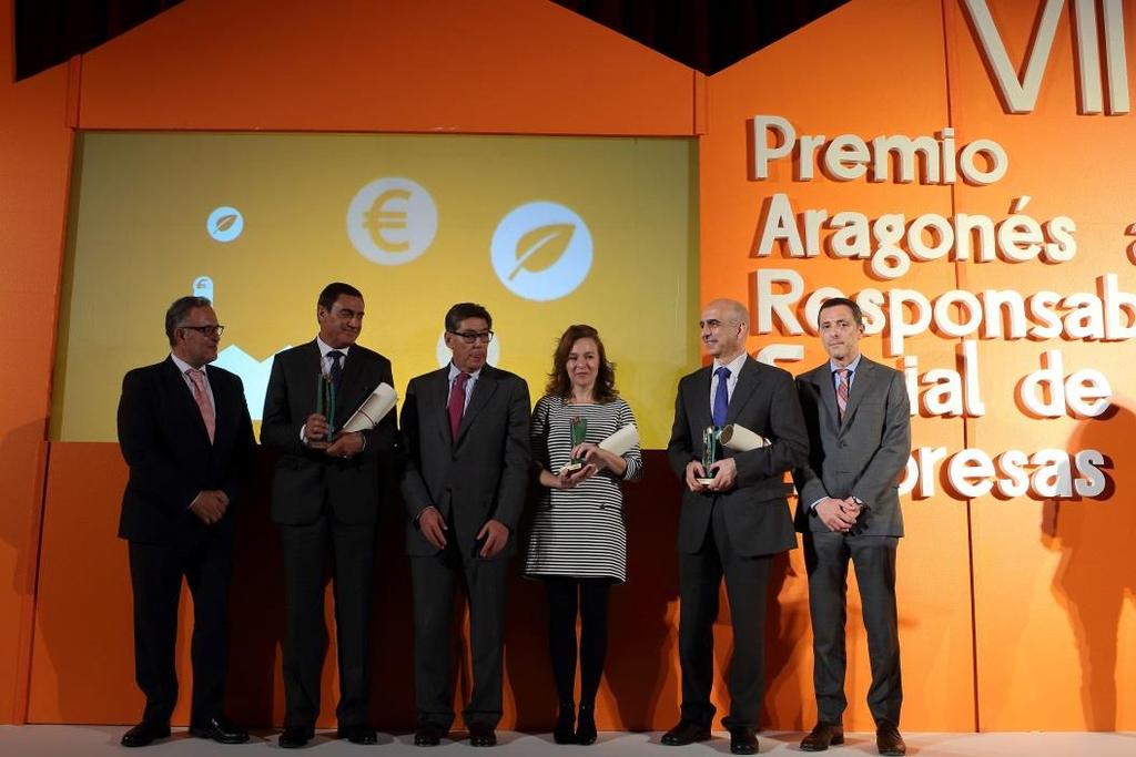 13.- Jornada Entrega de Premios RSE En la sede de la Cámara de Comercio el pasado día 30 de Abril, se celebró la entrega de los VII Premios Aragonés de Responsabilidad Social en la Empresa.
