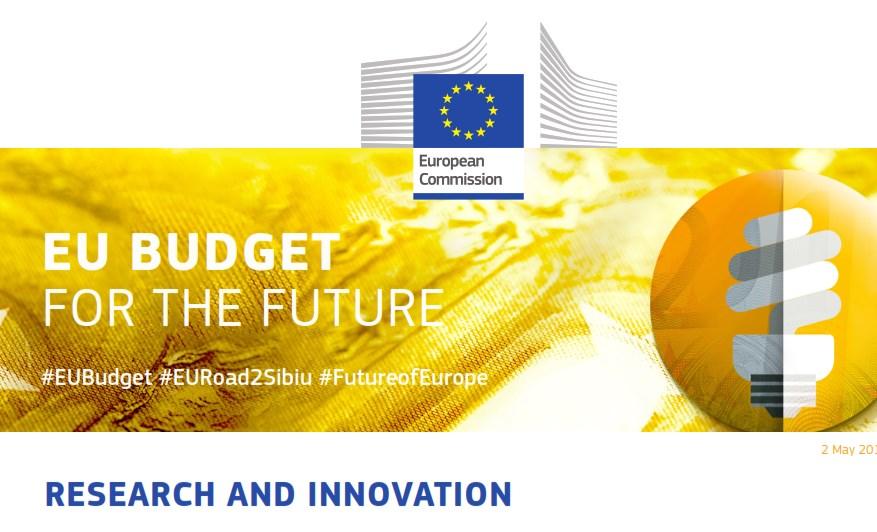 HORIZONTE EUROPA: EL PRÓXIMO PROGRAMA MARCO DE INVESTIGACIÓN E INNOVACIÓN DE LA UE PARA 2021-2027 El pasado 2 de mayo la Comisión Europea (CE) presentó su propuesta de presupuesto para el periodo