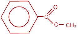bencenocarboxilato de metilo, benzoato de metilo 3-metil-2-pentenocarboxilato de metilo Cuando la función éster no es la principal o hay tres o más