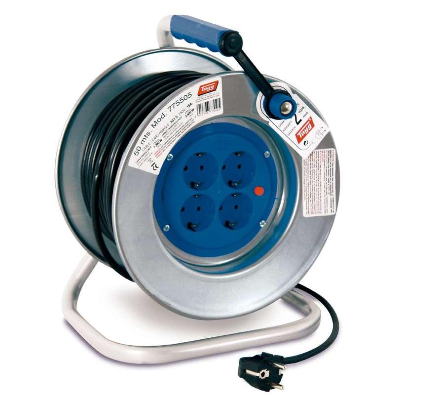 ENROLLAS / cable reels CARRETE METÁLICO / metal spool