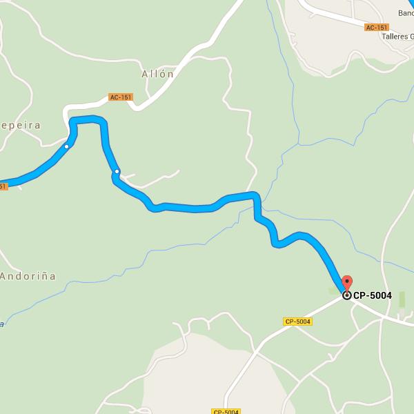 2,2 km/3 min 54. Gira ligeramente a la derecha 550 m 55. Gira a la derecha 1,6 km 14,7 km/21 min CP-5004 15617 Monfero, La Coruña Estas indicaciones se ofrecen sólo a modo de planificación.