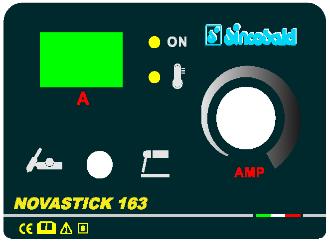 Con el Novastick 163 es posible soldar con rutilo y electrodos básicos y utilizando la antorcha TiG con válvula de regulación para el gas es posible soldar en modo Tig Lift Arc.
