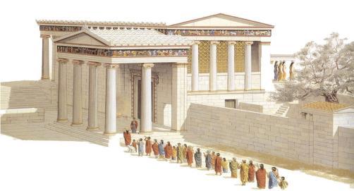 Los artistas más destacados son Fidias que trabajó en la acrópolis de Atenas y en el Partenón, Mirón con el Discóblo, Polícleto y el Doriforo (aporta el canon de proporción), Praxíteles con Hermes y